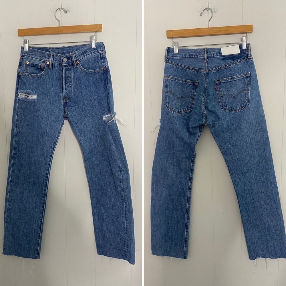 Levi’s Reworked | 501 Original Straight Leg 100% Cotton Jeans by November